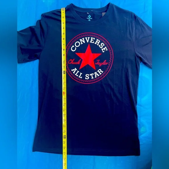Converse Navy Blue and Red Men's T-Shirt new with tags size S - Picture 2 of 10